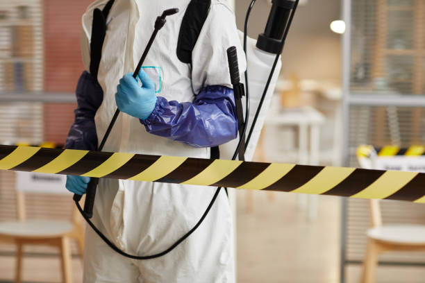 Professional Blood Cleanup technician working in Creston, IA